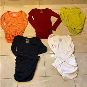 5 long sleeve maternity bundle